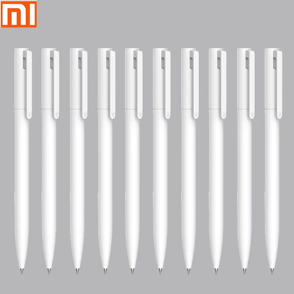 Original Xiaomi Pen Writing Smooth Light Mijia Press the core Replacement Refill Blue Red Black 0.5mm BUSINESS Roller Ball PEN