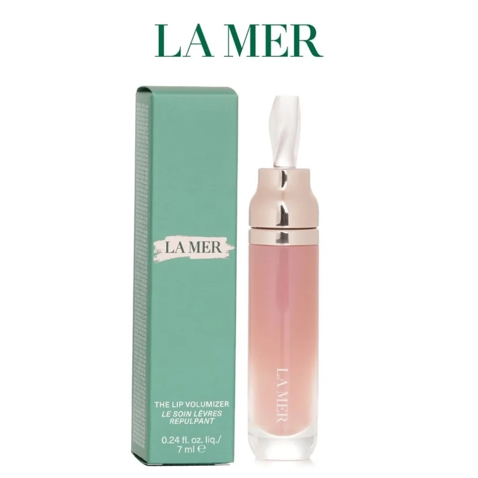 La Mer The Lip Volumizer Lip Balm Soothing Hydration (Pink) 7ml, Original Lip Care for Women/Men, Beauty Health Skin Care