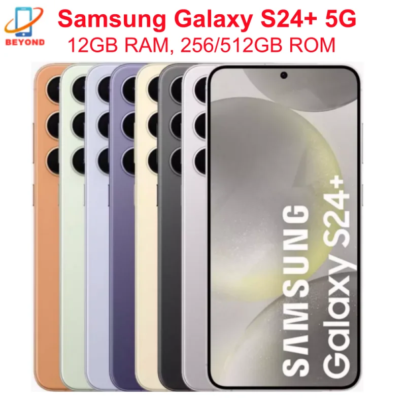 Samsung Galaxy S24+ S24 Plus 5G S926U1 S926N S9260 S926B 6.7" Original AMOLED 12GB 256/512GB NFC Unlocked Android Cell Phone
