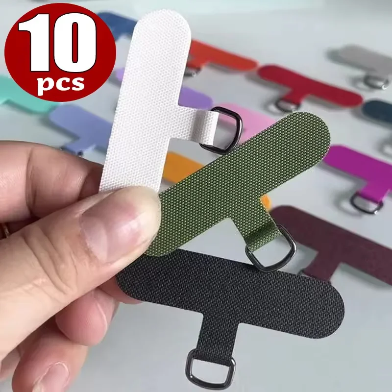 Universal Mobile Phone Lanyard Straps Gasket Anti-lost Nylon Detachable Phone Hanging Cord Patch Replacement Sling Tether Pad