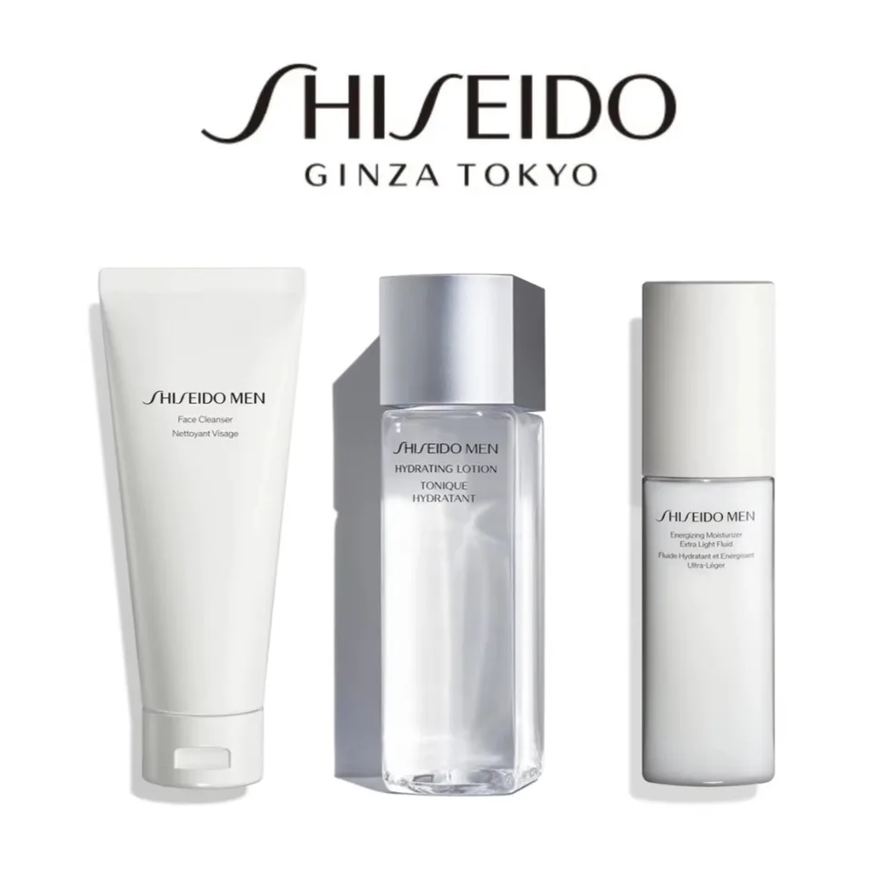 SHISEIDO Men's Skin Care 3-piece Set, Holiday Gift Set, Birthday Gifts for Men, Thanksgiving Christmas Gifts