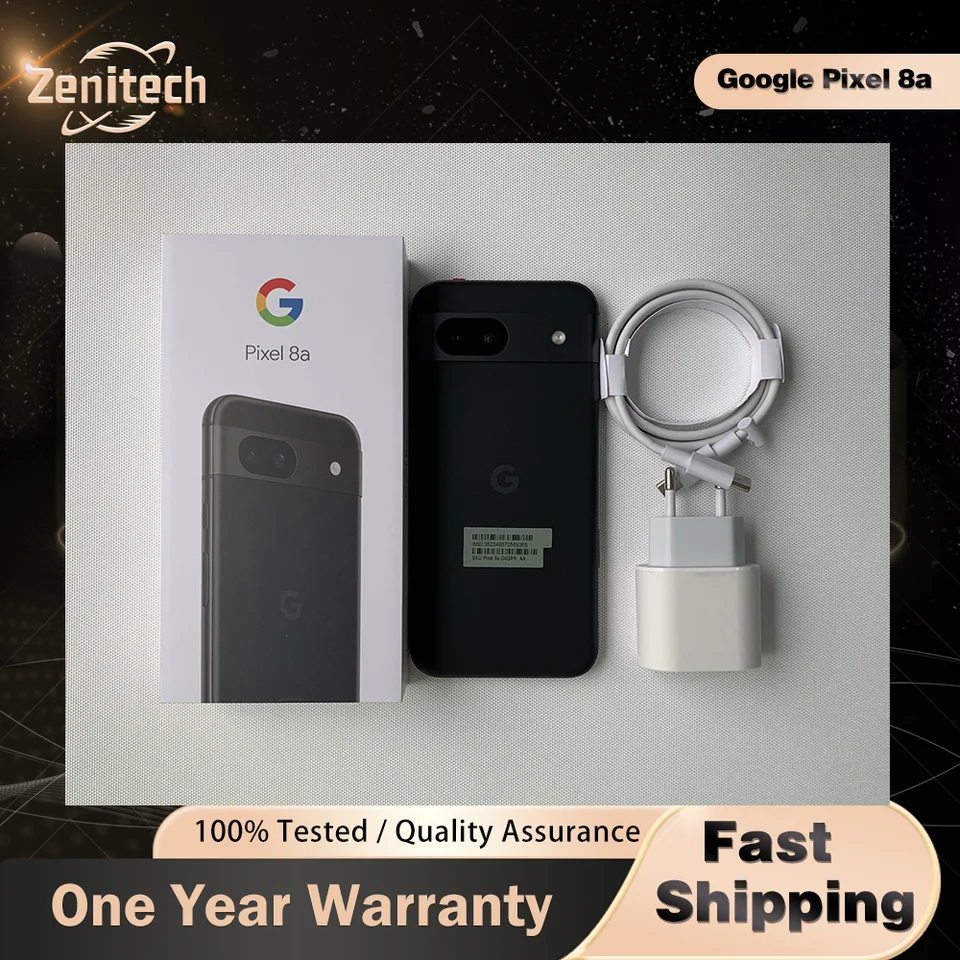Google Pixel 8a 5G Pixel8A 6.1" 8GB RAM 128GB ROM NFC Octa Core OLED Google Tensor G3 Original 99% new pixel8a pixel 8a