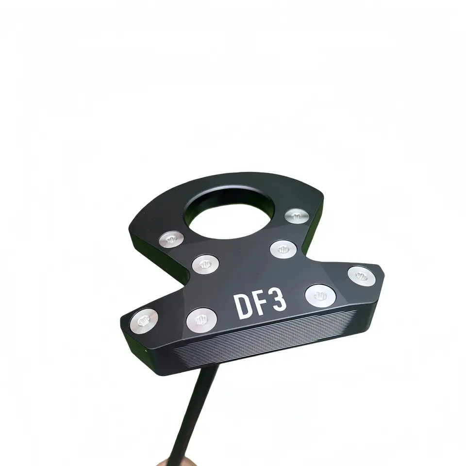 DF3 Golf Putter Zero Torque Stable Putting Triangle Grip Anti-Off Target for Golfers