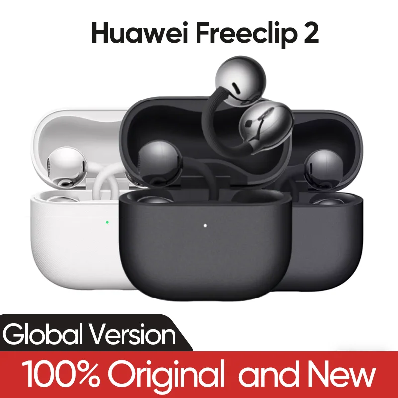  Global Version Huawei Freeclip 2 Adaptive Open-ear Listening Crystal-clear Calls BT 6.0 Gesture Control Dual Device Connection