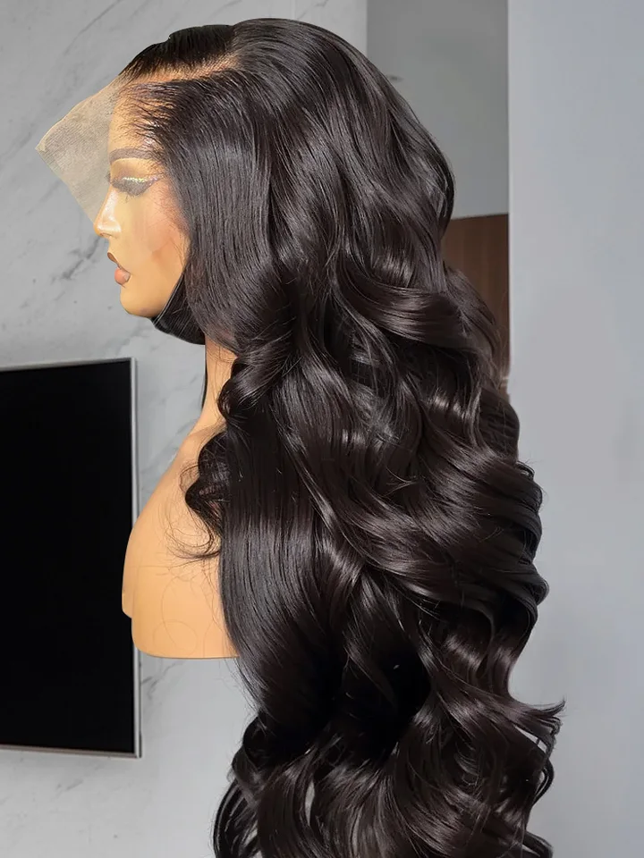 30 40 Inch 13x6 Body Wave Lace Frontal Human Hair Wig Pre Plucked 13x4 HD Transparent Lace Front Wigs Brazilian For Black Women